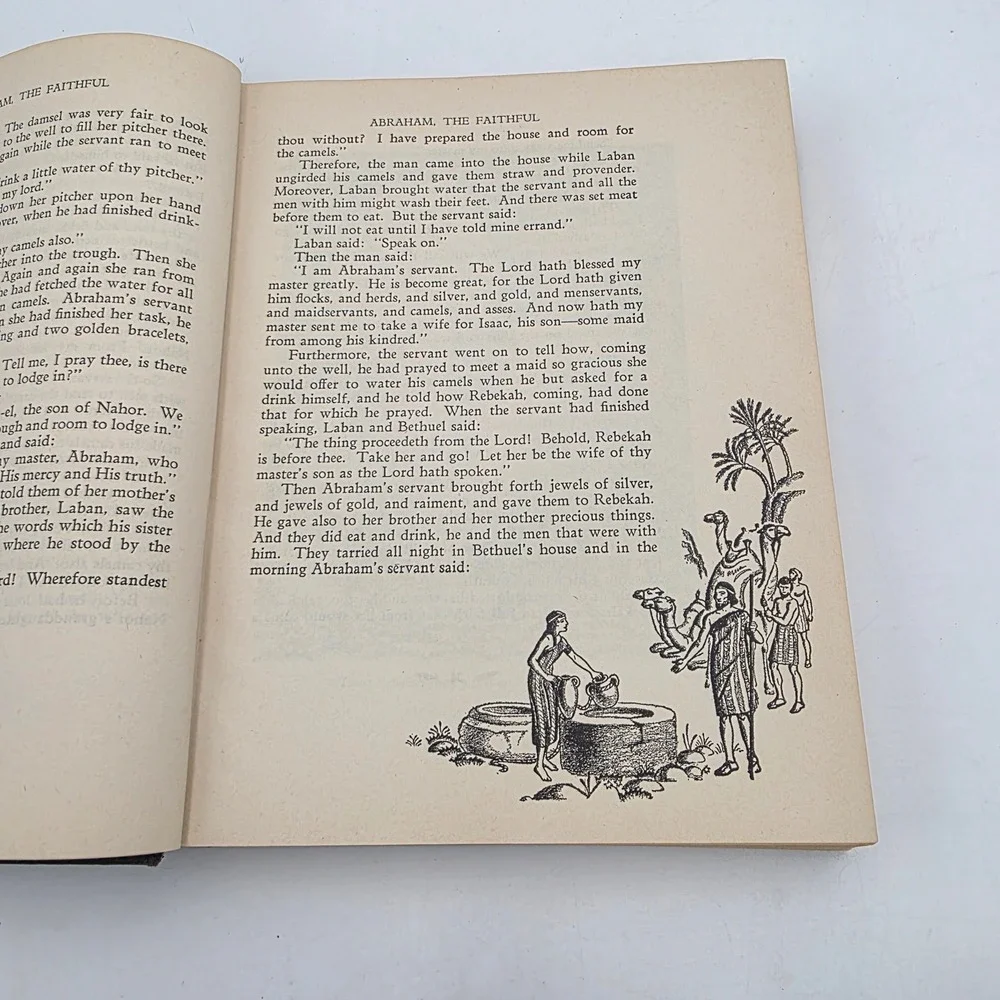 Heroes of the Bible Olive Beaupre Miller 1940 Vintage Hardcover Illustrated